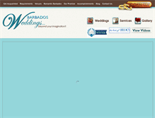 Tablet Screenshot of barbadosweddings.com